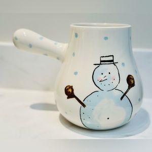 Rae Dunn Snowman Cocoa Pot